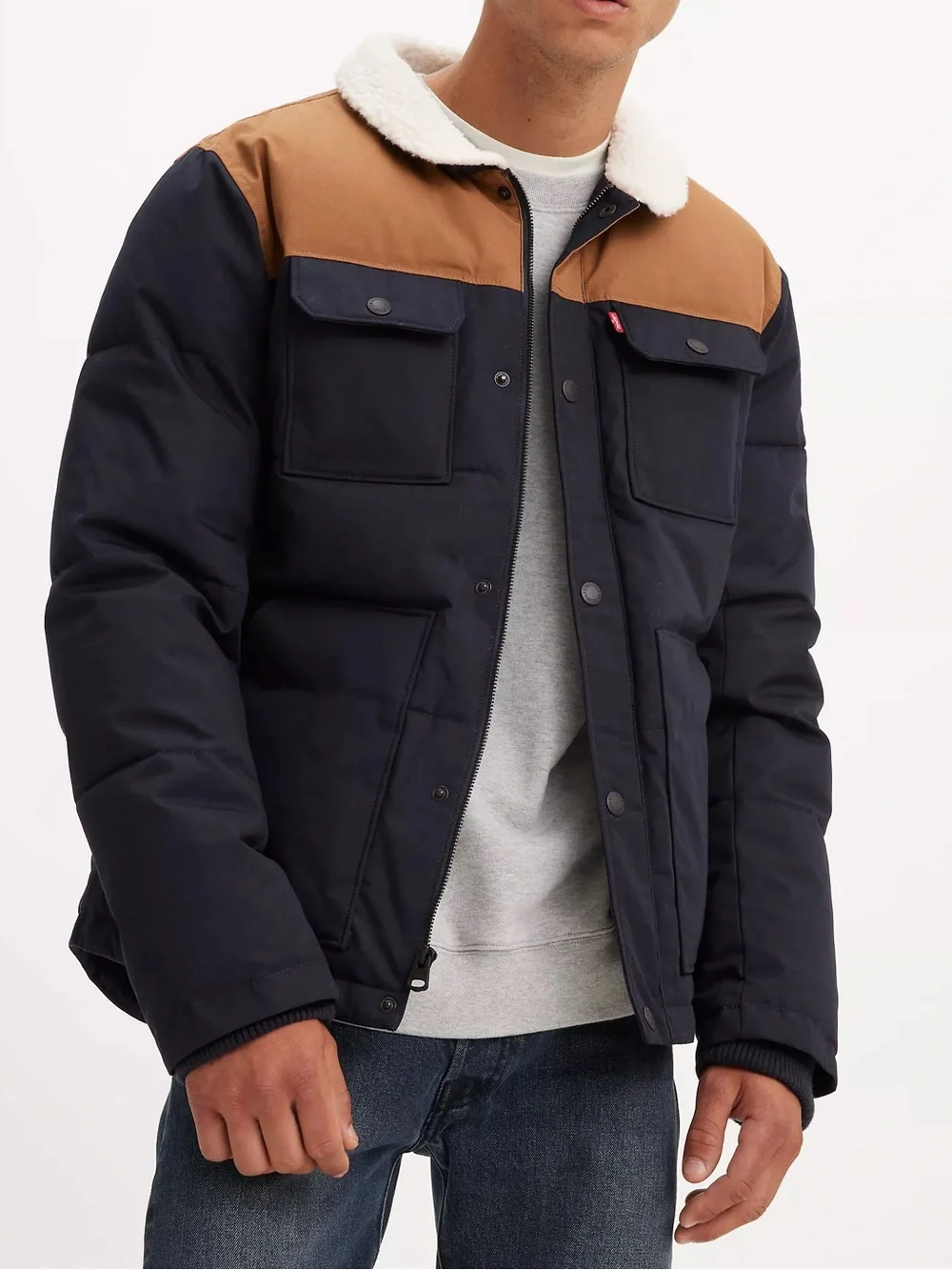 Levi's QUILTED WOODSMAN PUFFER JACKET Small